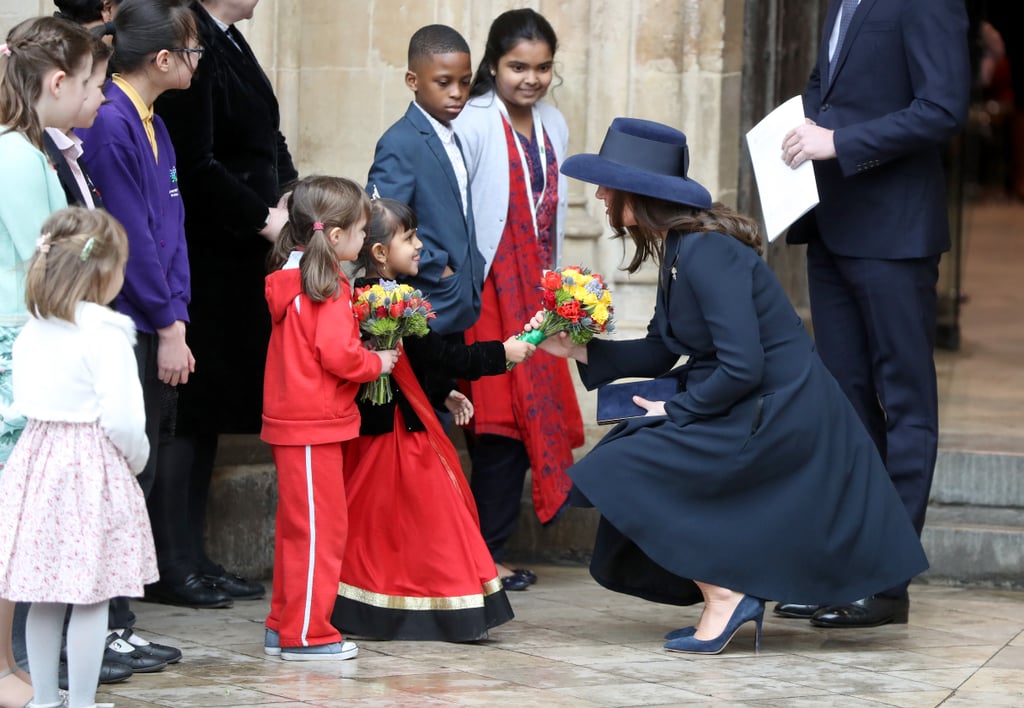 Meghan Markle Talks to Little Girl at Commonwealth Day 2018