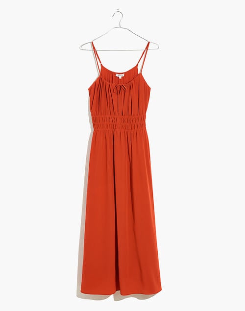 A Silk Dress: Madewell Silk Sophia Cami Midi Dress