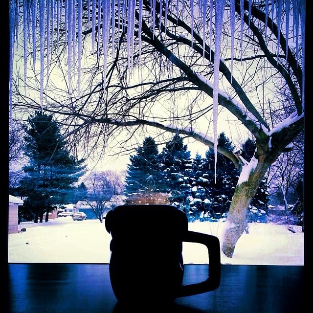 Beware the icicles. 
Source: Instagram user mkmanley1678