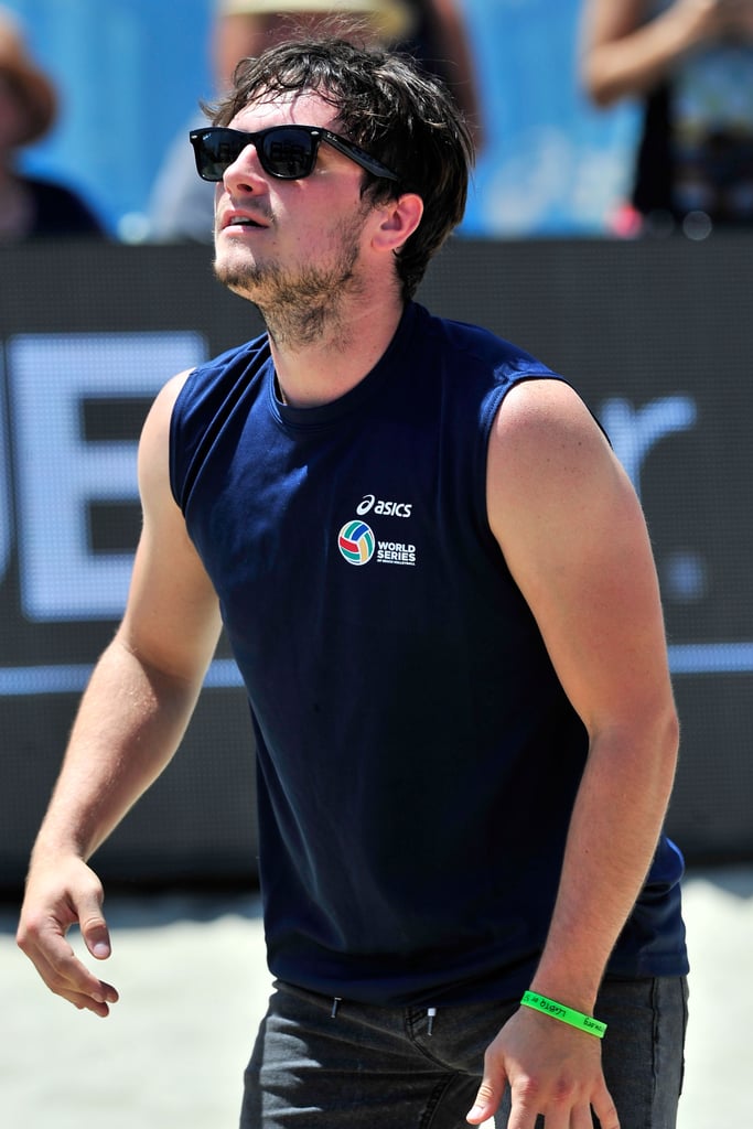 Josh Hutcherson at Asics Celebrity Volleyball Match