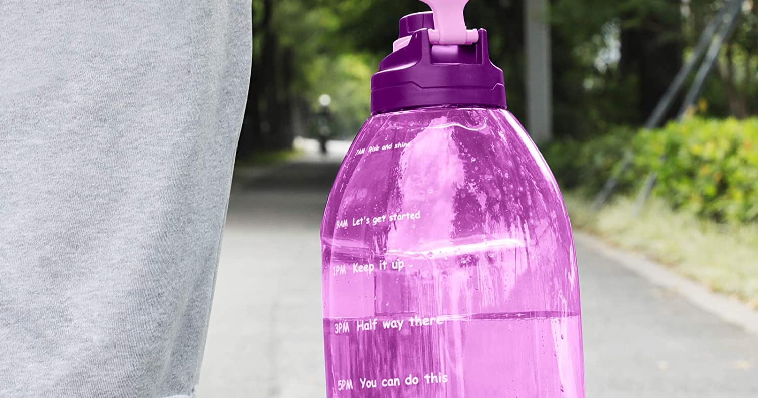 Popsugar 32oz Motivational Water Bottle