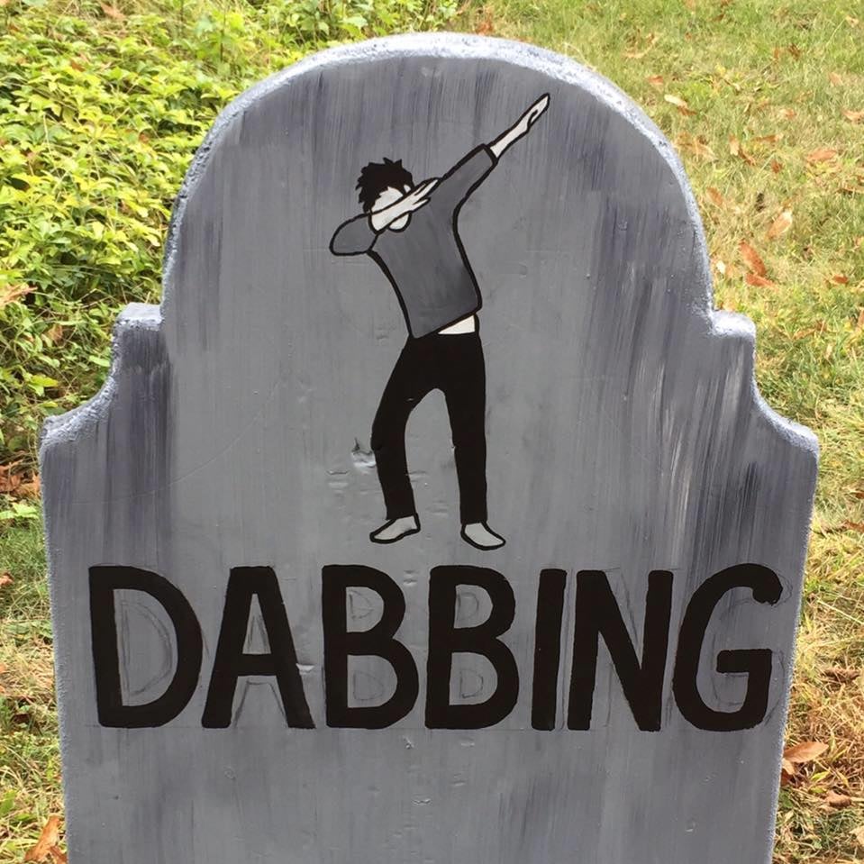 Dad's Funny Halloween Graveyard 2017