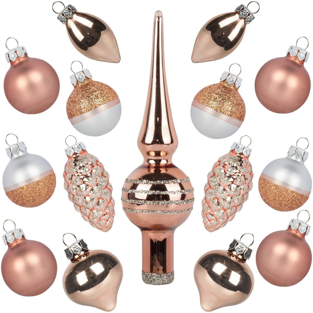 KINGYEE Miniature Ornaments and Tree Topper