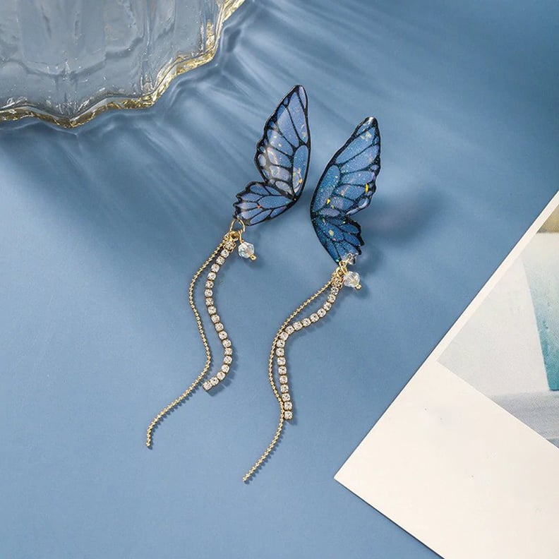 A Majestic Moment: Social Butterfly Drop Earrings
