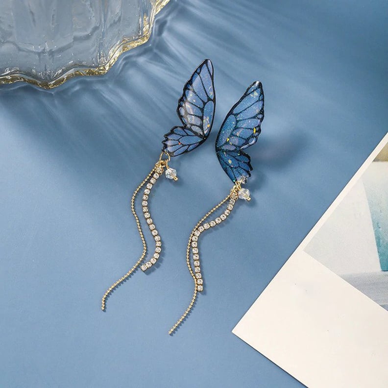 A Statement-Making Piece: Social Butterfly Drop Earrings