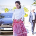 Queen Rania’s Printed Skirt Will Remind You of Summer, but You’ll Want to Wear It For Fall