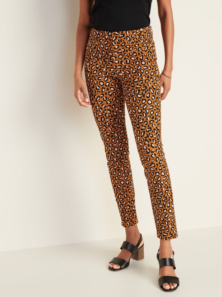 Old Navy Mid-Rise Printed Pixie Ankle Pants