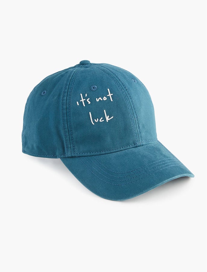 Lucky Brand It's Not Luck Baseball Hat 