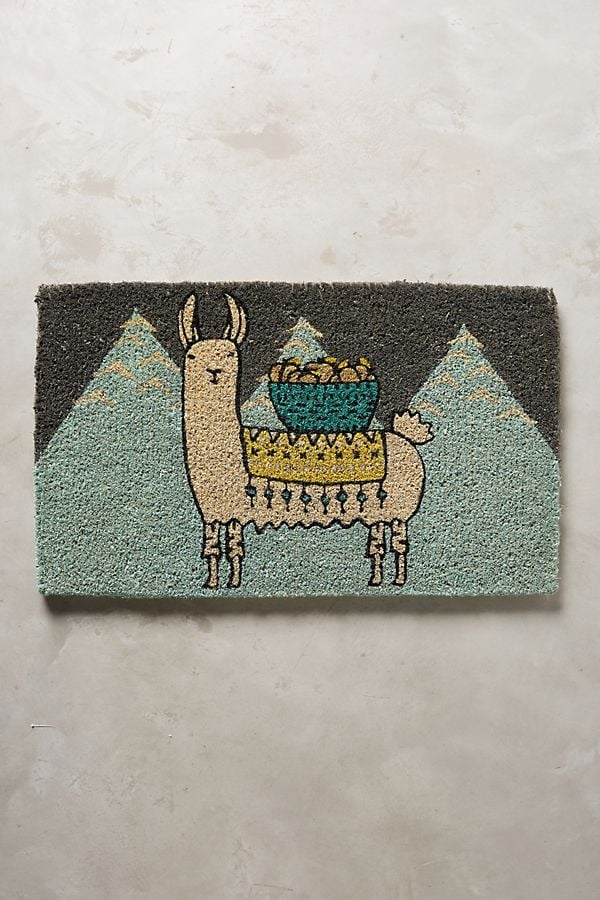 Mountain Llama Doormat