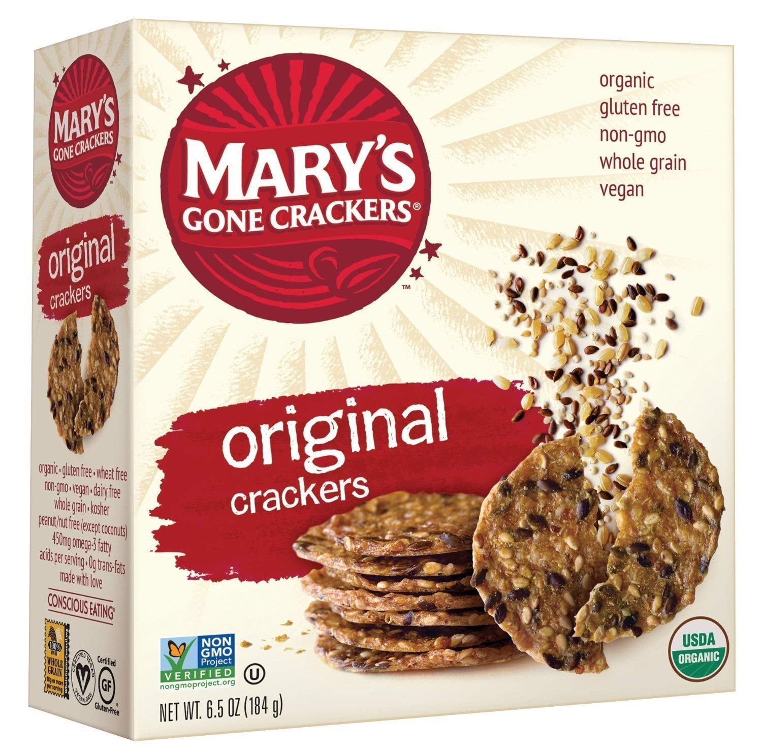 Mary's Gone Crackers | 15 Processed Foods These Dietitians Actually Want  You to Eat | POPSUGAR Fitness Photo 5