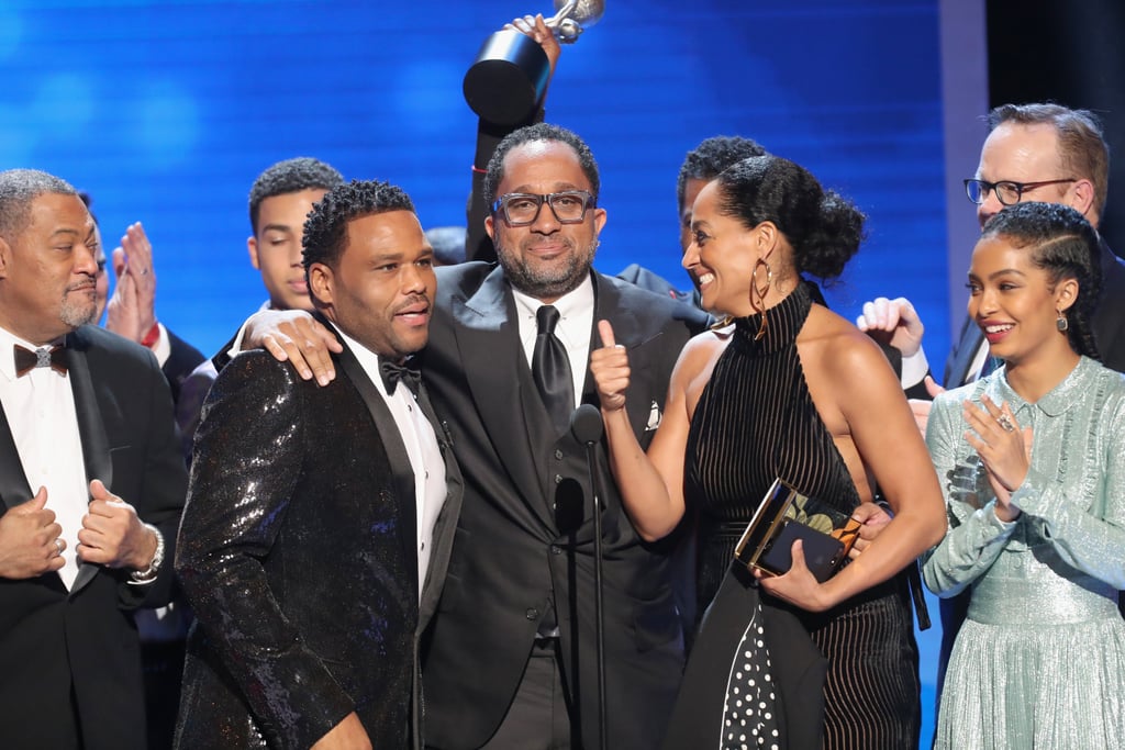 Pictured: Laurence Fishburne, Yara Shahidi, Anthony Anderson, Tracee Ellis Ross, and Kenya Barris
