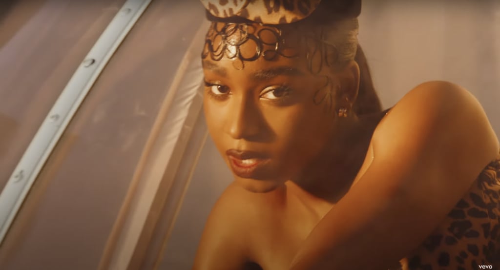 Normani's Swirly Baby Hairs in the "Wild Side" Music Video