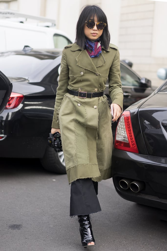 Belt a coat to top off your trousers. | Styling Hacks From Fashion Week ...