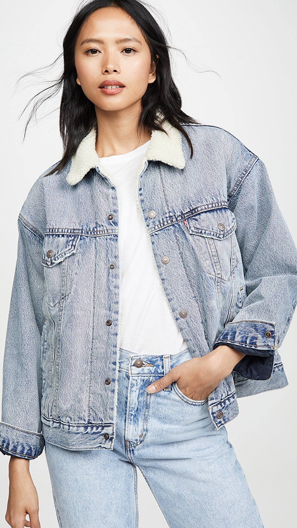 Levi's Dad Sherpa Trucker Jacket | 32 Winter Sale Items That Are Almost Too  Good to Be True | POPSUGAR Fashion Photo 10
