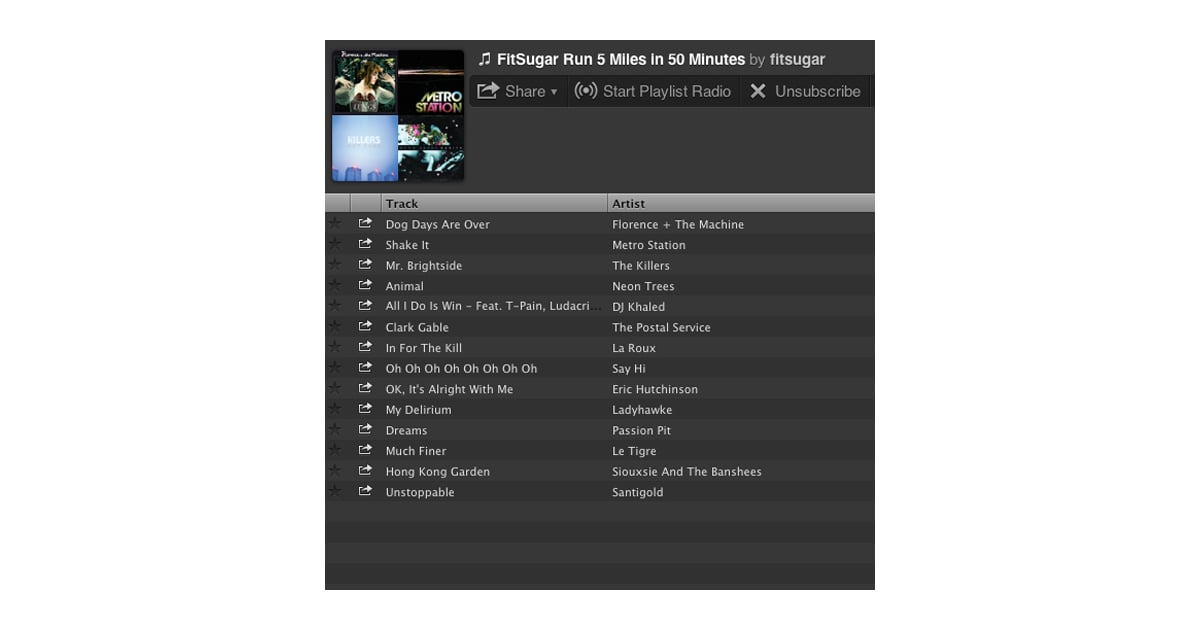 Run 5 Miles in 50 Minutes Best Workout Music 2012 POPSUGAR Fitness Photo 17