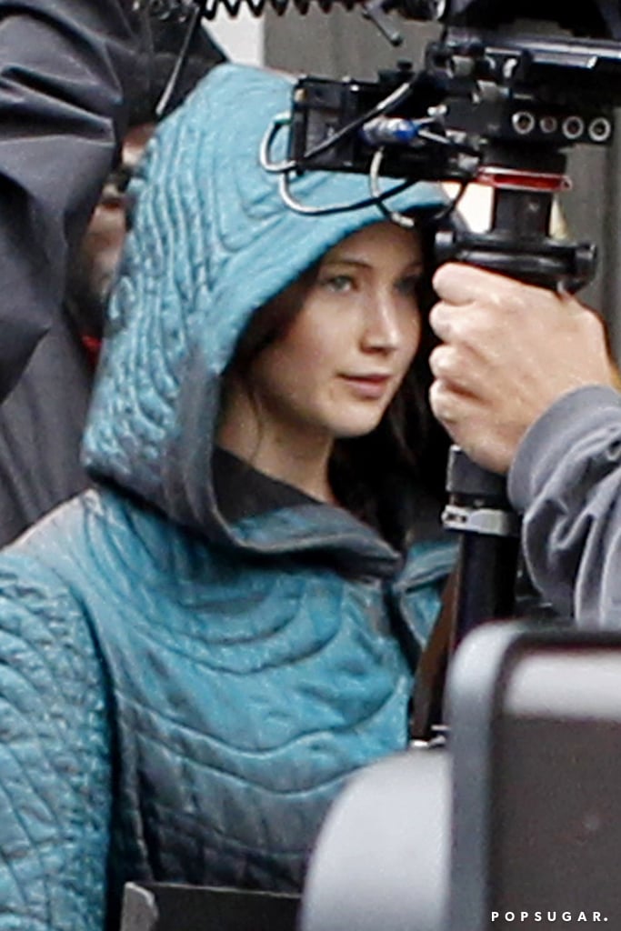 Jennifer Lawrence and Liam Hemsworth Filming Mockingjay