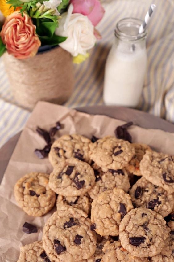Vegan Chocolate Peanut Butter Cookies