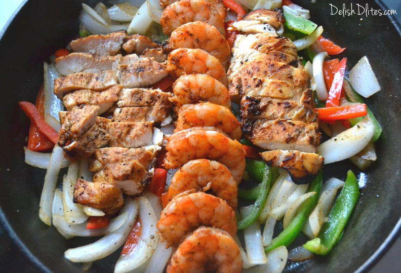 Shrimp and Chicken Fajitas