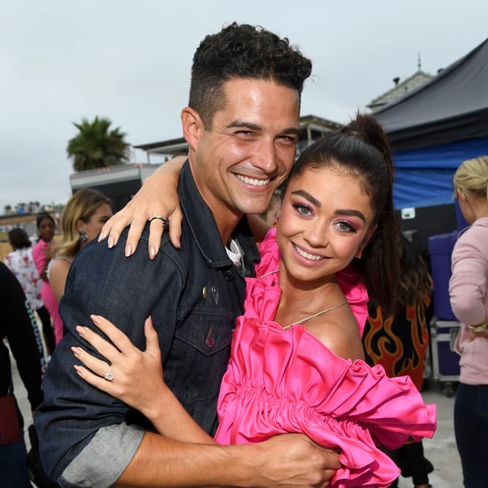 Sarah Hyland and Wells Adams at the 2019 Teen Choice Awards