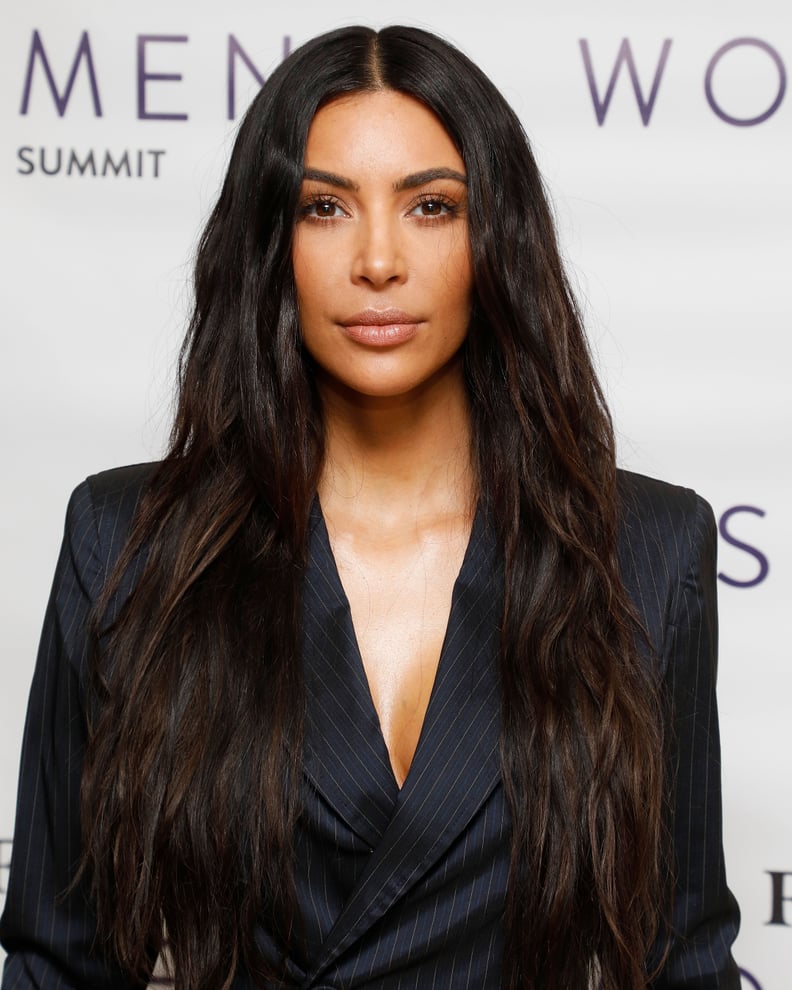 Kim Kardashian's No-Makeup Makeup in 2017