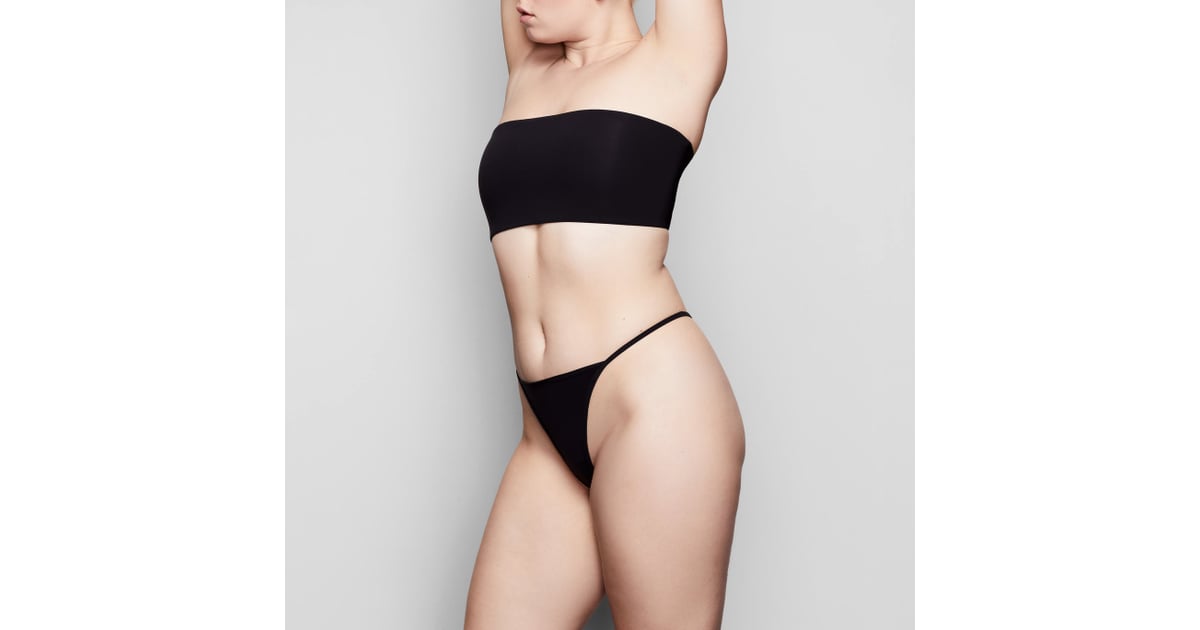 Skims Bandeau Bra - Onyx, Kim Kardashian Restocks Her Favourite Skims  Collection For the First Time Since Launch