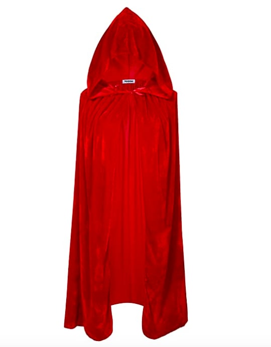 VGLOOK Kids Hooded Cloak Cape - Red