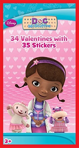 Doc McStuffins Deluxe Valentine's Day Cards With Stickers