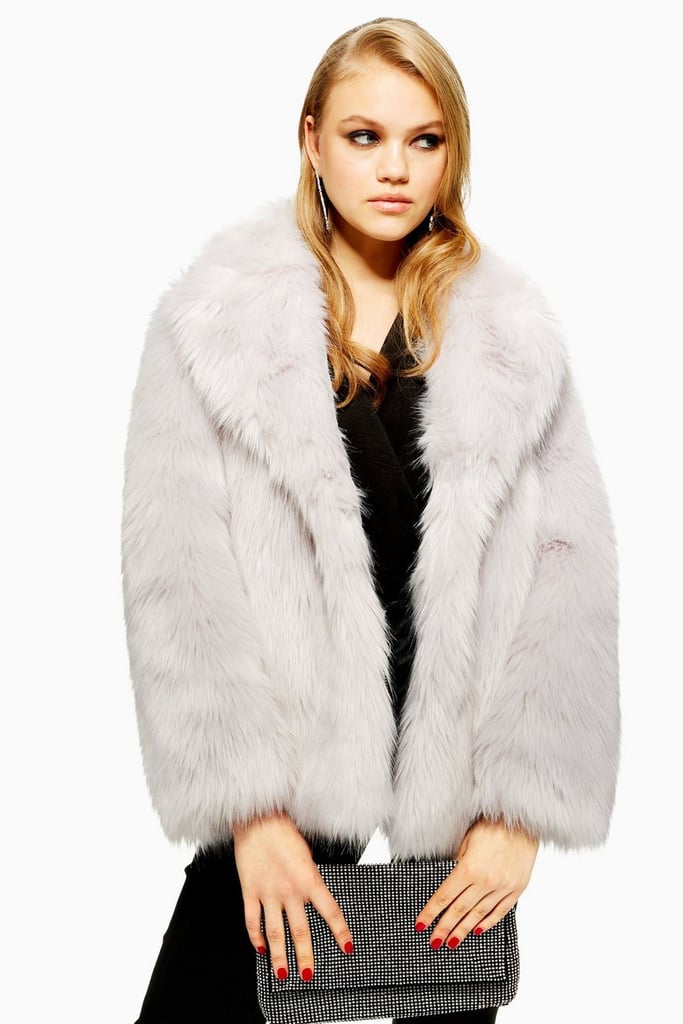 Topshop Petite Luxe Faux Fur Coat | Holiday Fashion Trends 2018 ...