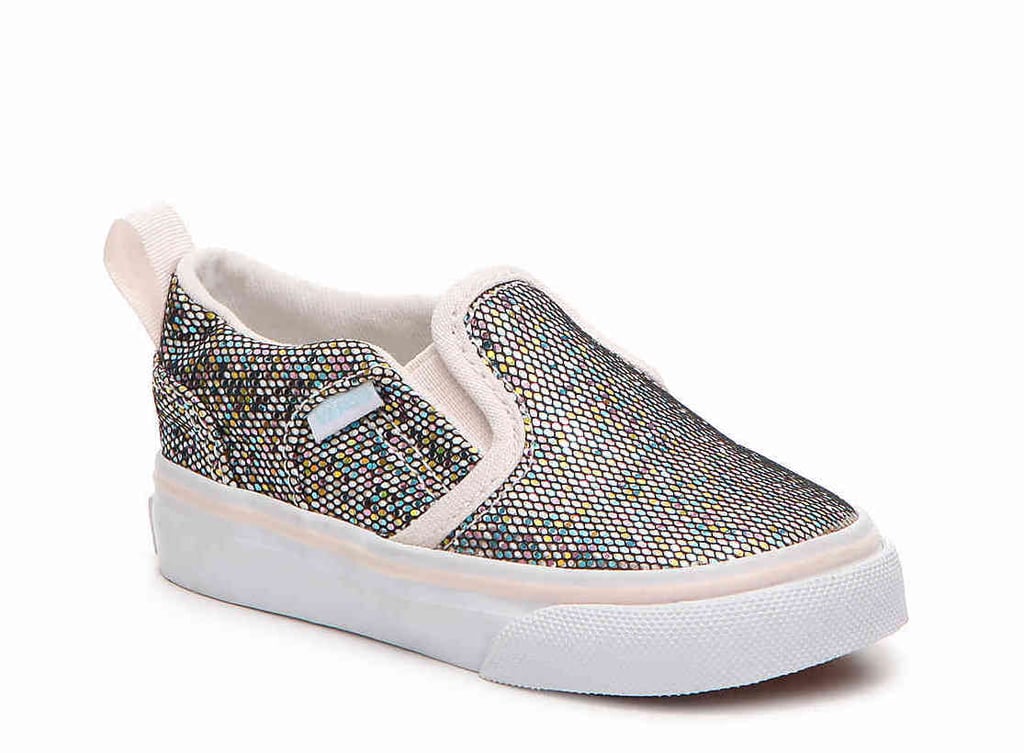 Vans Asher Glitter Slip-On | Baby and Toddler Sneakers | POPSUGAR ...