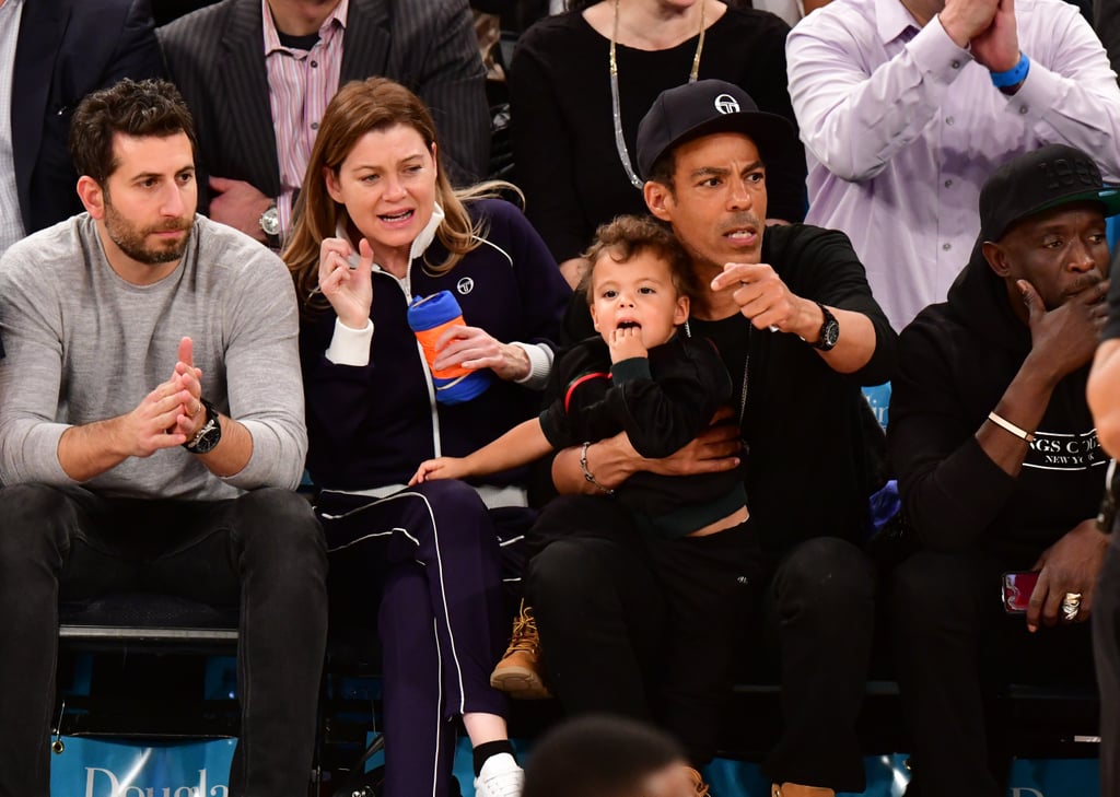 Ellen Pompeo and Chris Ivery at Knicks Game November 2018