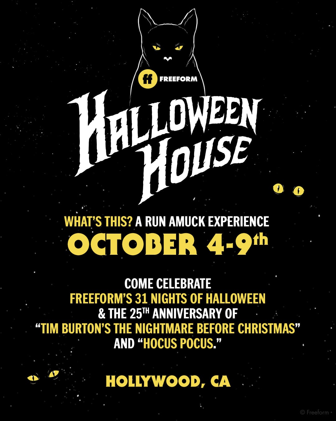 Freeform Halloween House 2018 POPSUGAR Entertainment