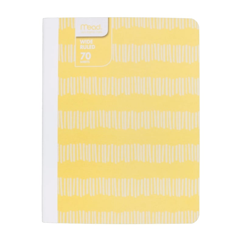 Mead Wide Ruled Striped Composition Notebook