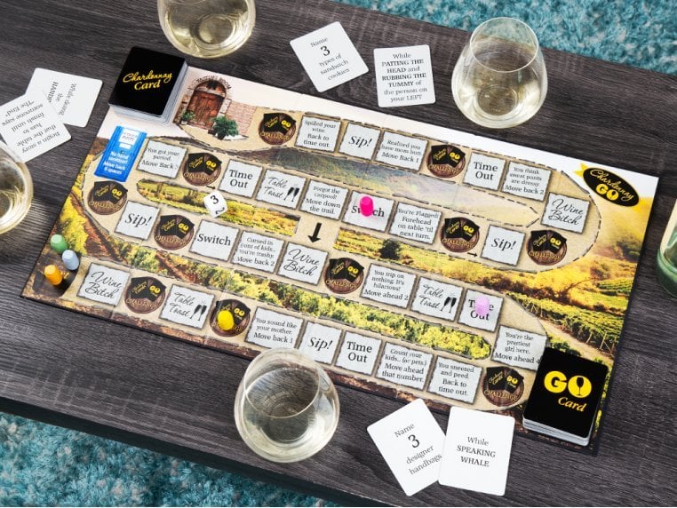 For Wine-Lovers: Chardonnay Go Girls Night Game by Dena Blizzard