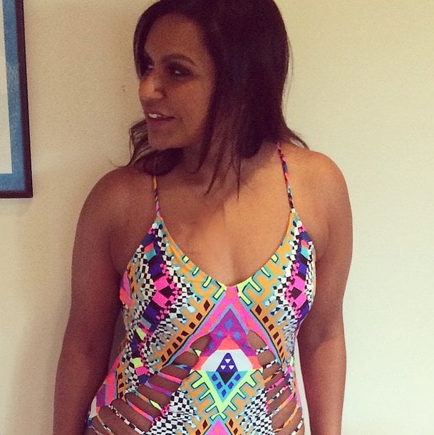 Mindy Kaling's Kaleidoscopic Maillot