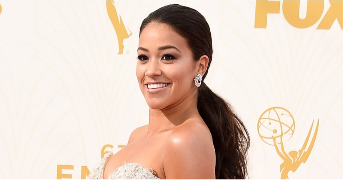 Gina Rodriguez S Makeup At 2015 Emmys Popsugar Latina