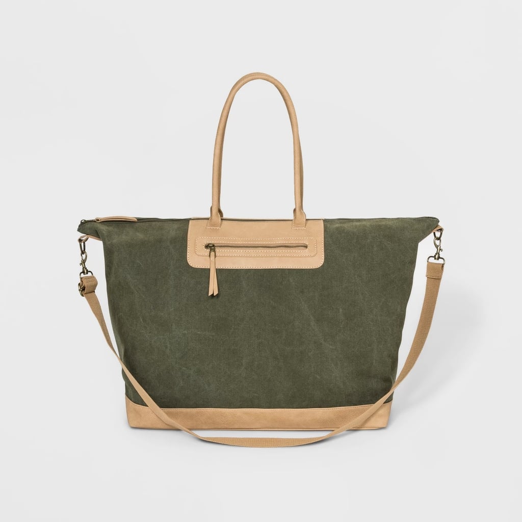 Large Canvas Weekender Bag | Best Luggage From Target 2019 | POPSUGAR ...