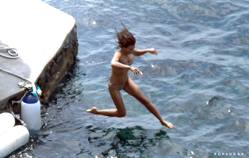 Bradley Cooper and Irina Shayk on the Beach in Italy 2018