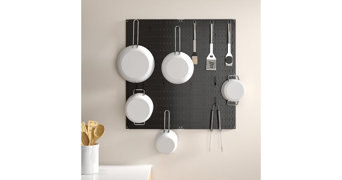 Kitchen Organizer Pots & Pans Pegboard Pack Best Wayfair Products Under 100 POPSUGAR Home
