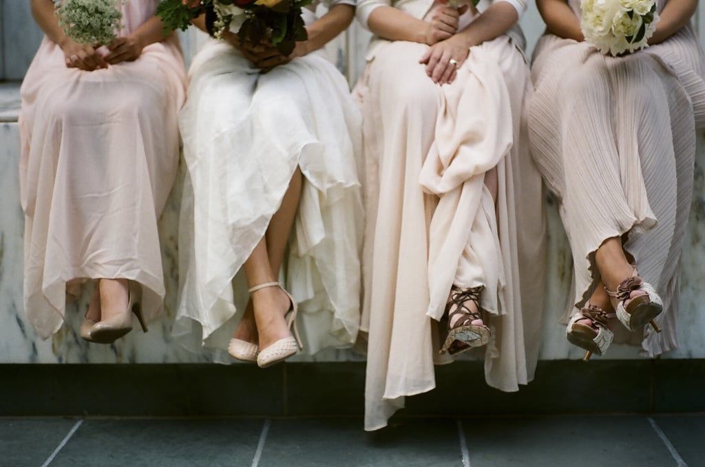 Fancy Footwork 40 Adorable Photos You Need To Take With Your Bridesmaids Popsugar Love