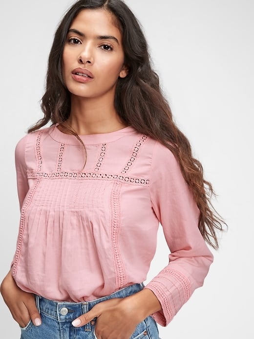 Gap Lace Detail Top