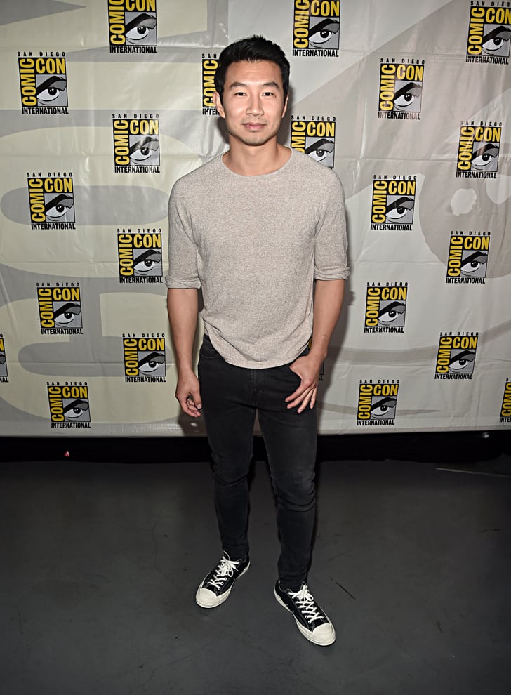 Pictured Simu Liu at San Diego ComicCon. Celebrities at Marvel San