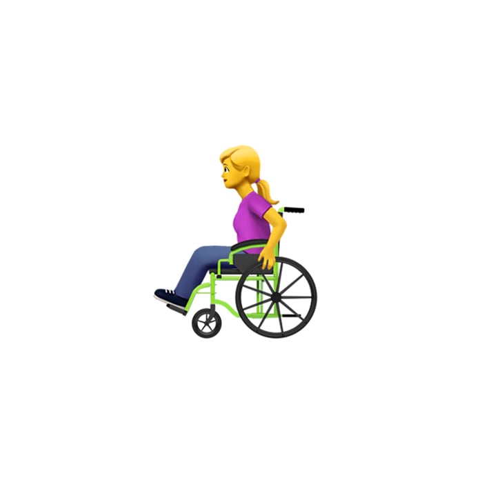 "Person in Manual Wheelchair (Female)"