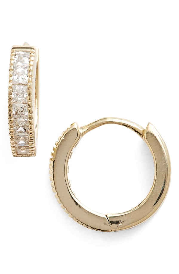 I’m tired of wearing studs and statement earrings, so I've recently began embracing baby hoops again — as in, the same style I rocked in the late '90s. Judith Jack's crystaled gold option ($88) is delicate, feminine, and perfect for everyday wear.

— Samantha Sutton, assistant editor