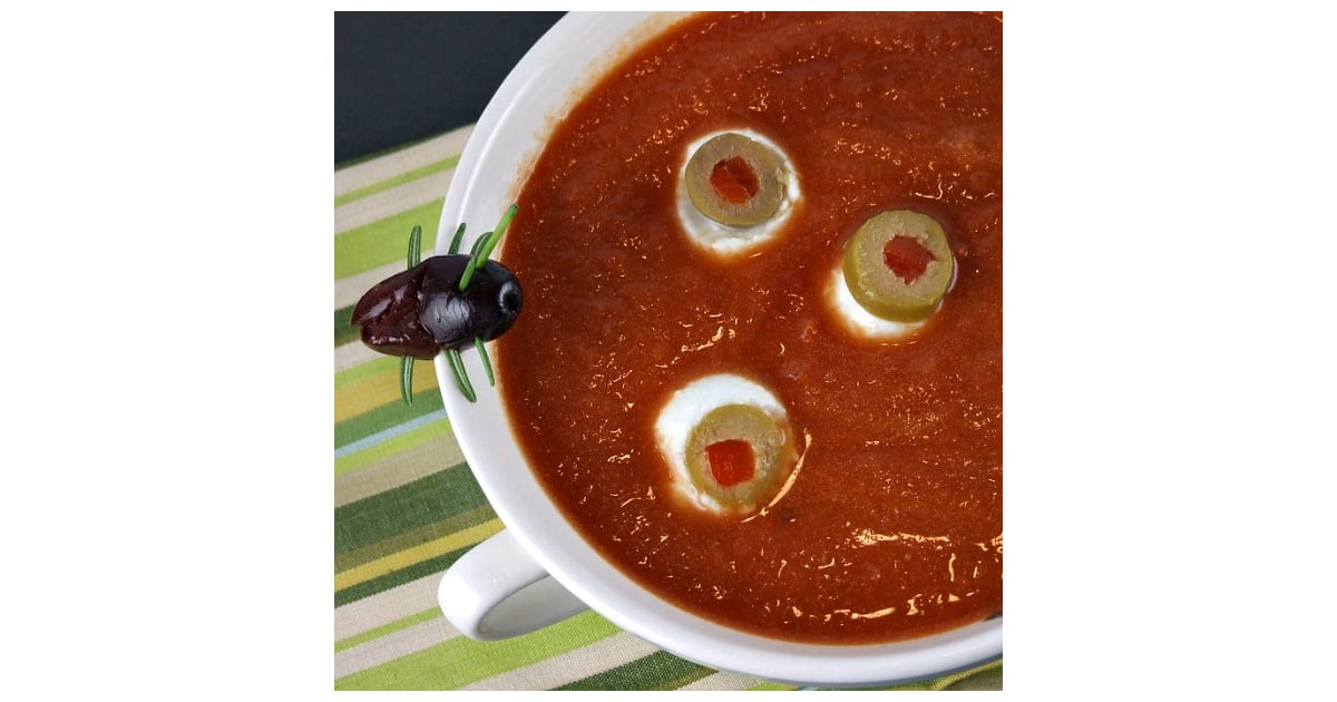 french cold soup with fish eyeballs