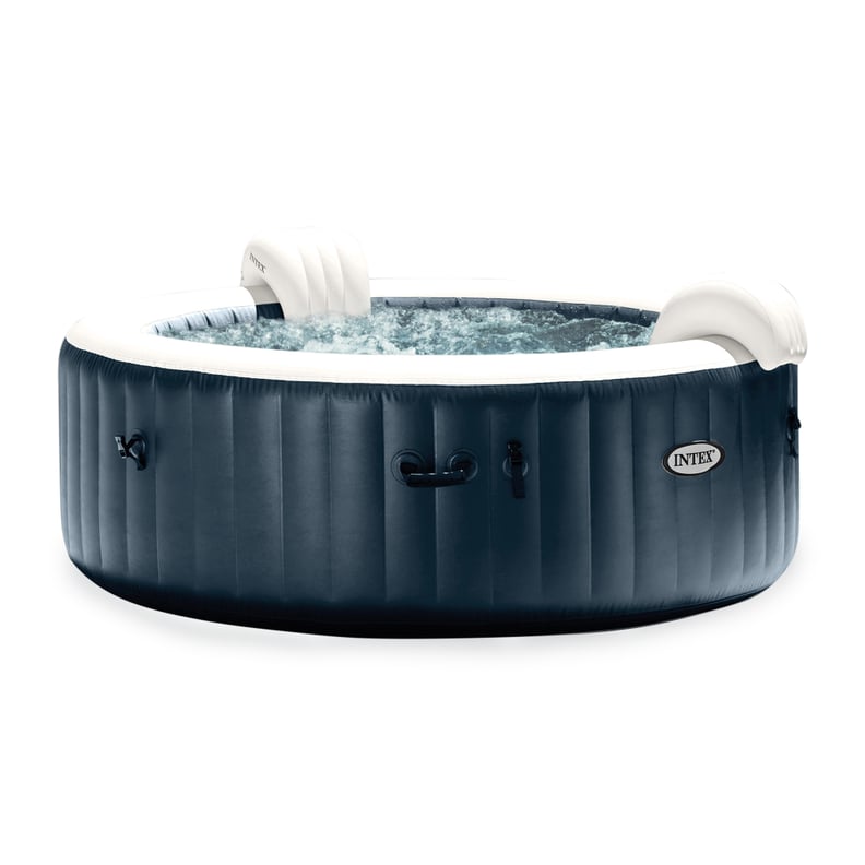 A Hot Tub With Headrests: Intex PureSpa Plus Portable Inflatable Hot Tub Bubble Jet Spa