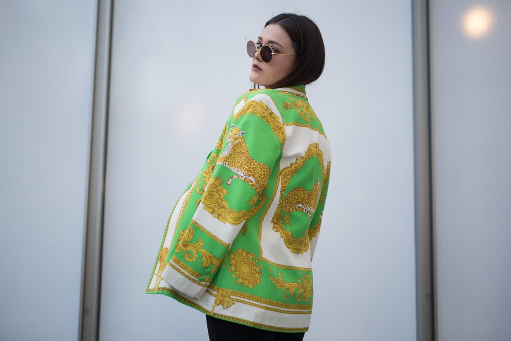 Swap Out Your Basic Black Blazer For a Bright Printed Version