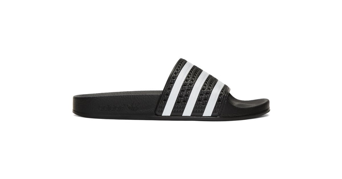 adidas black adilette sandals