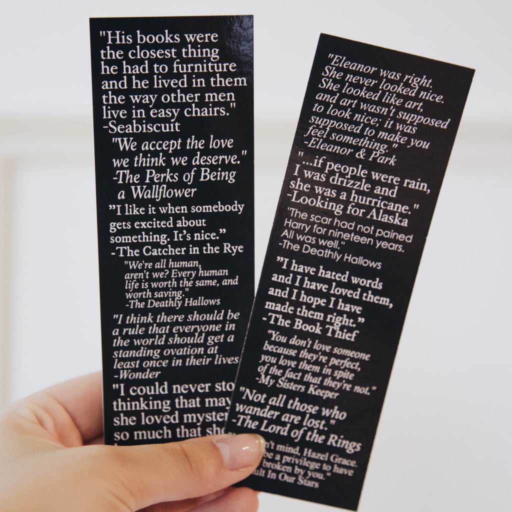 Young Adult Book Quote Bookmarks ($1)