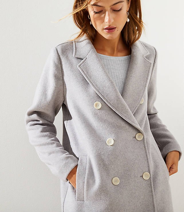 Loft Double Breasted Coat | What to Buy on Black Friday | POPSUGAR ...