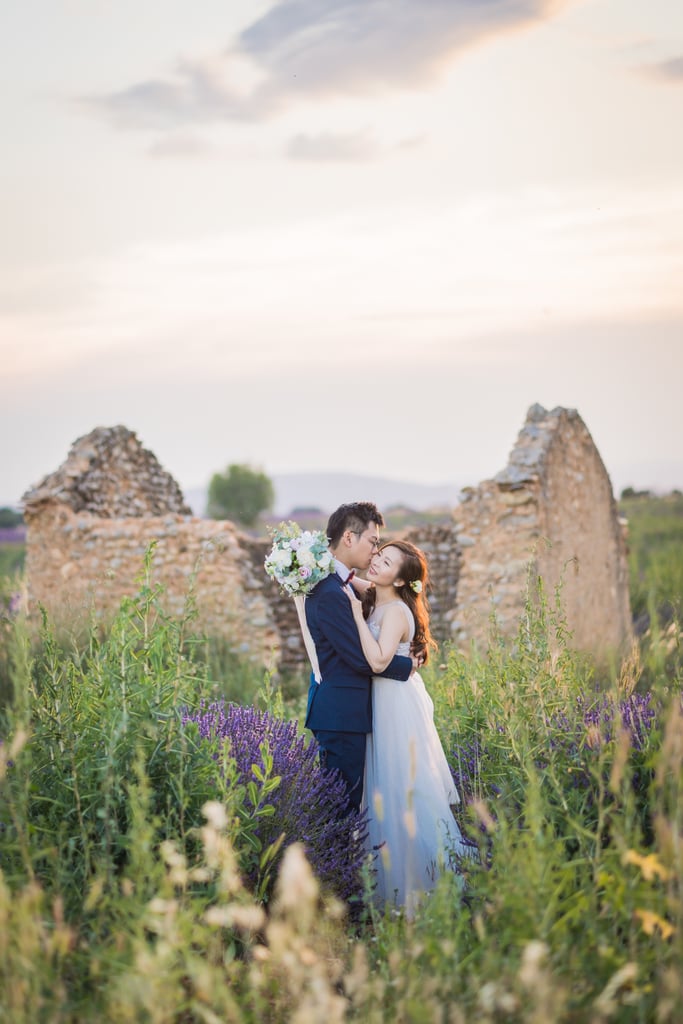 Engagement Shoot in Lavender Fields of Provence, France